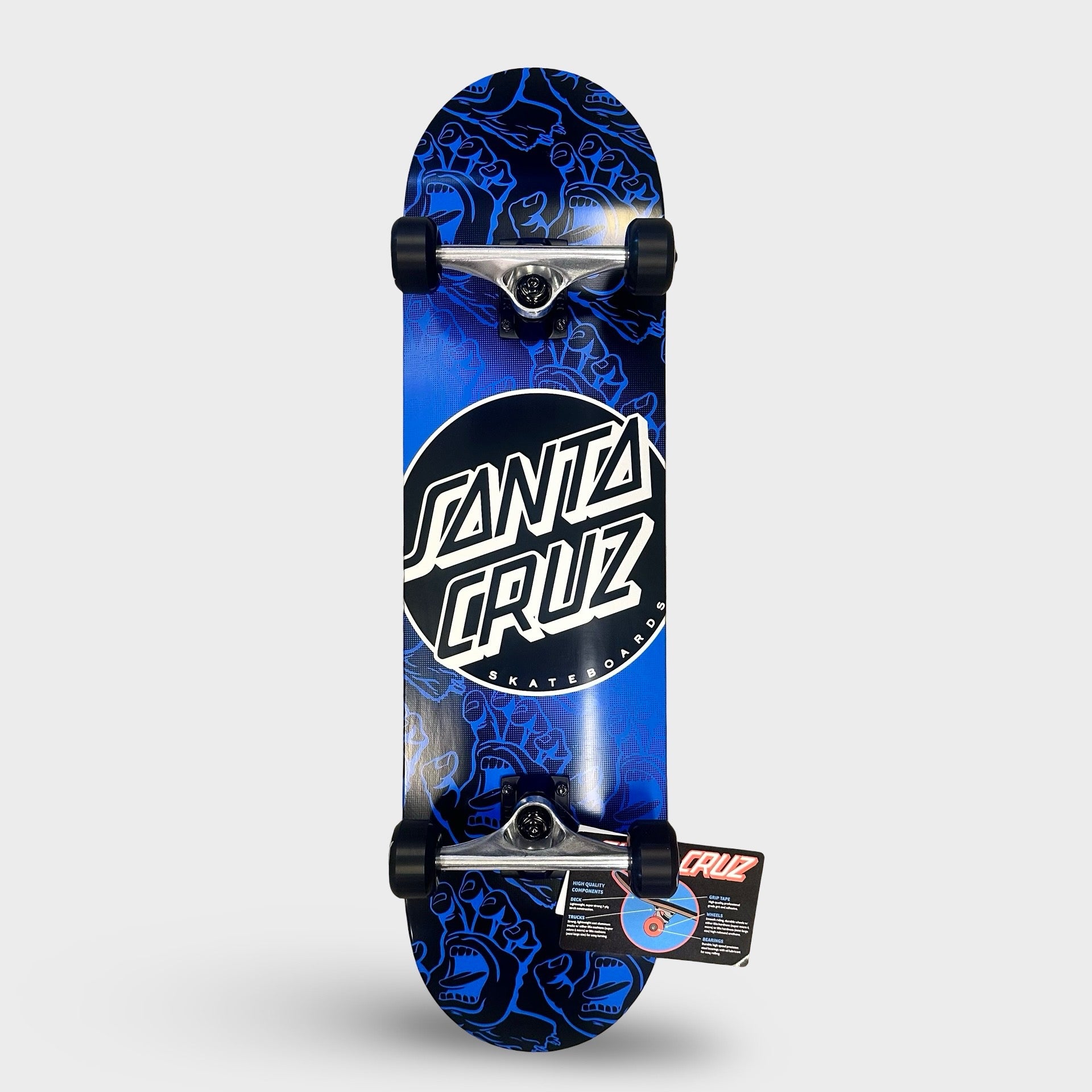 Complete Santa Cruz Dot Hands Large 8.25” – Krudco. Skateshop