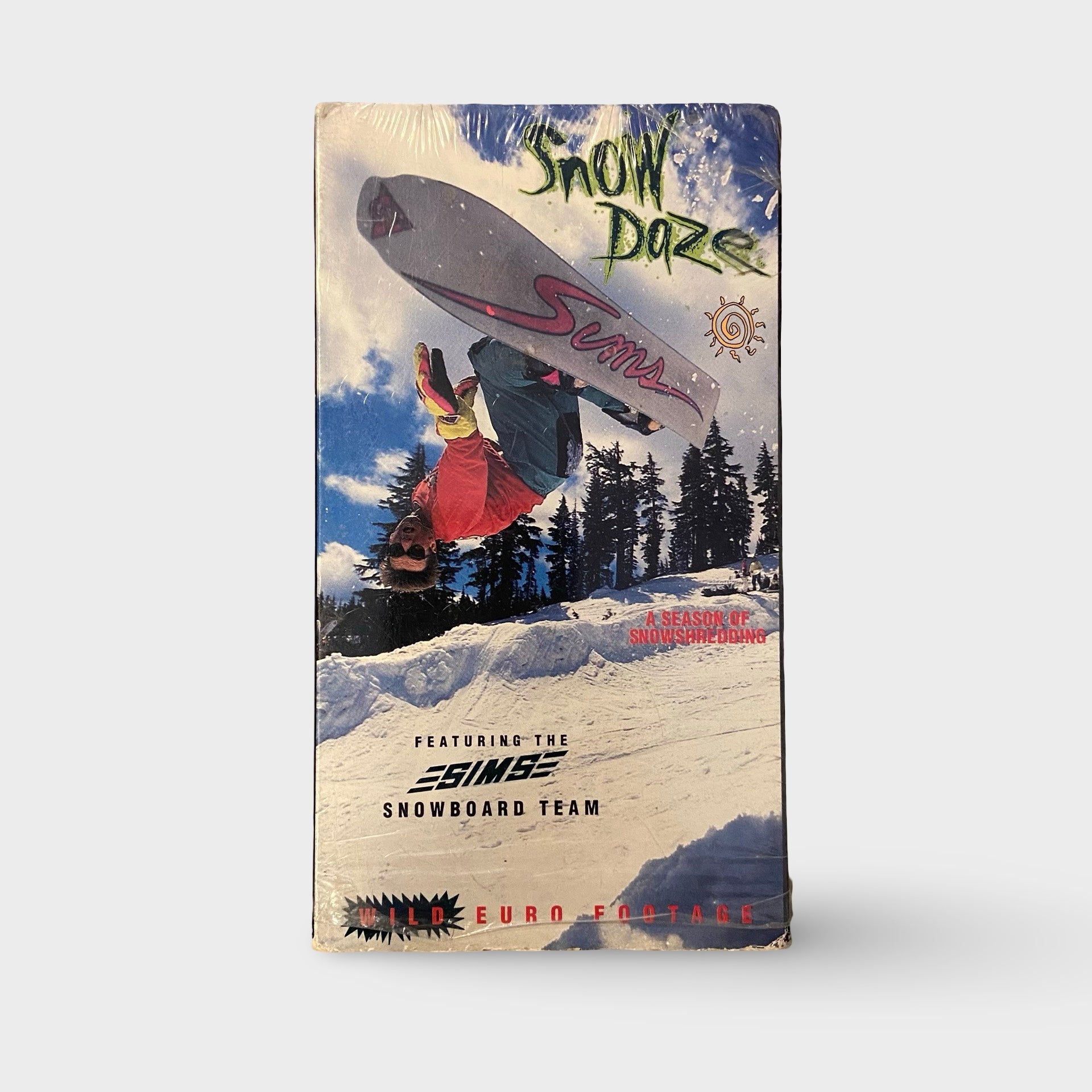 Sims Snow Daze VHS 1989 Snowboarding Video – Krudco. Skateshop
