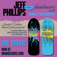 Jeff Phillips BREAKOUT (original shape) Limited Edition Series, HAND PAINTED Deck (PRE-ORDER, JUNE 2026) - Krudco. Skateshop
