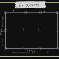 Halfpipe 3' Tall x 8' Wide