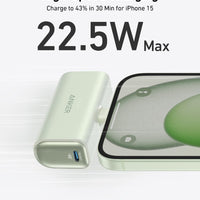 Anker Nano Power Bank (22.5W, Built-In USB-C Connector) - Krudco. Skateshop