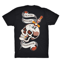 Death Before Tattoo Tee | Ghost & Darkness Streetwear - Krudco. Skateshop