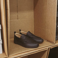 COHIBA SL30 Skate Loafer Black Leather RESTOCK - Krudco. Skateshop