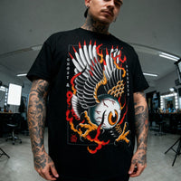 Eagle Eye Tattoo Tee | Ghost & Darkness Streetwear - Krudco. Skateshop