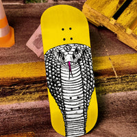 The Deck - Cobra Yellow - Krudco. Skateshop
