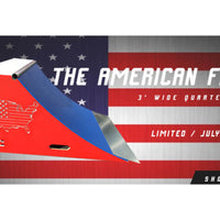 American Flag Quarterpipe - 3ft Wide
