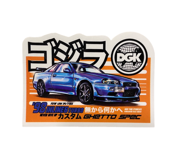 DGK Godzilla Sticker 4.5"