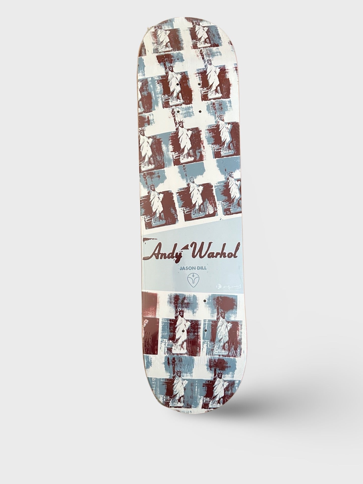 Jason Dill Alien Workshop Skateboard Deck Andy Warhol Statue Of