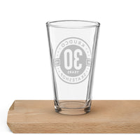 Krudco 30 Year Shaker Pint Glass - Krudco. Skateshop