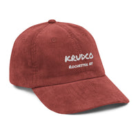 Krudco Vintage Corduroy Hat - Krudco. Skateshop