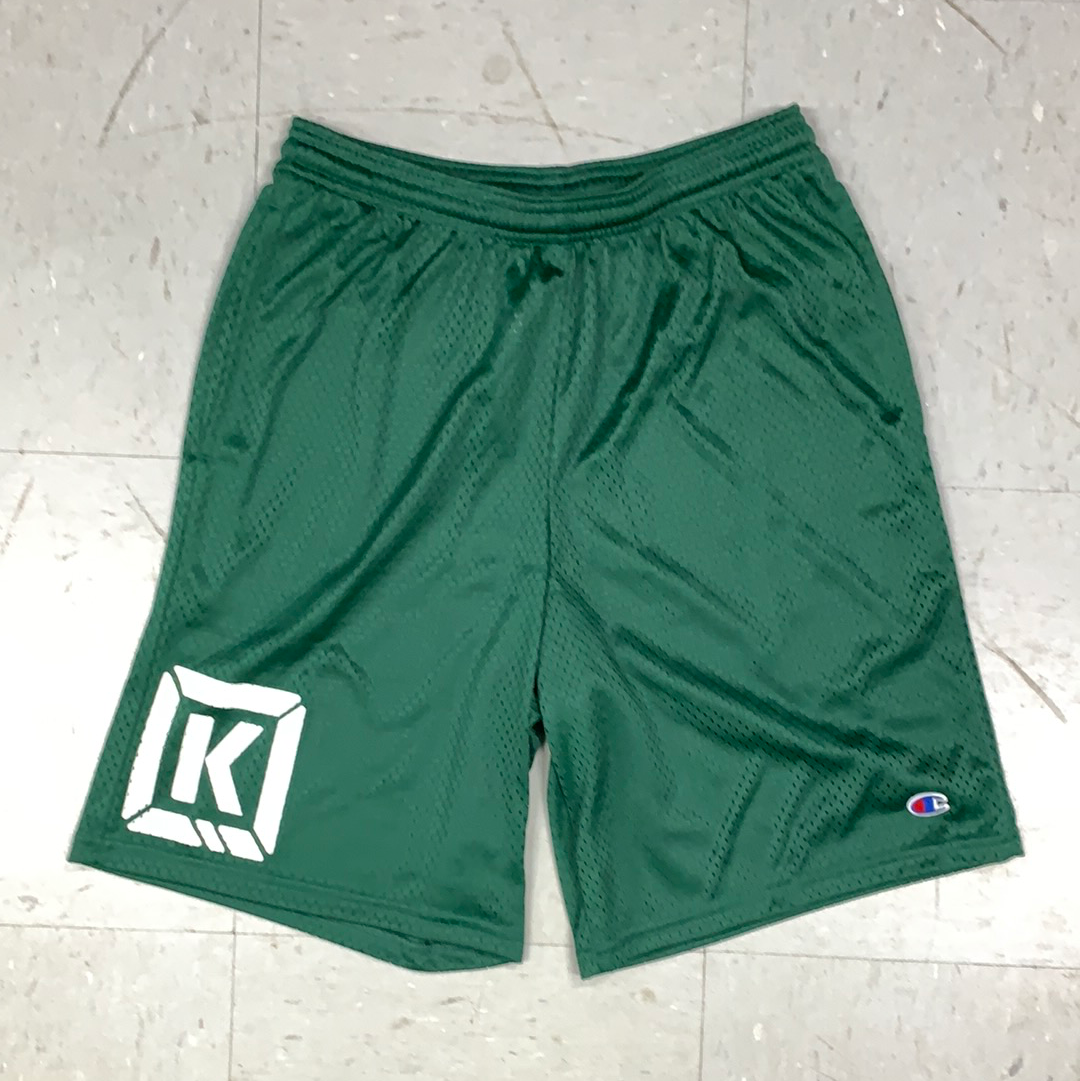 Kink Mesh Champion Pocket Gym Shorts Green – Skateshop