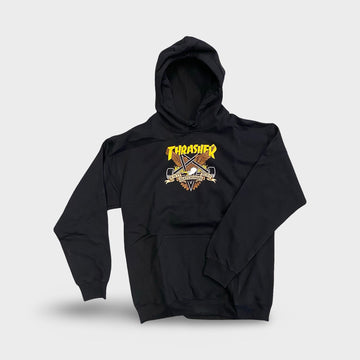 Thrasher x Anti hero Eagle Mag Medium Black Hooded sweatshirt