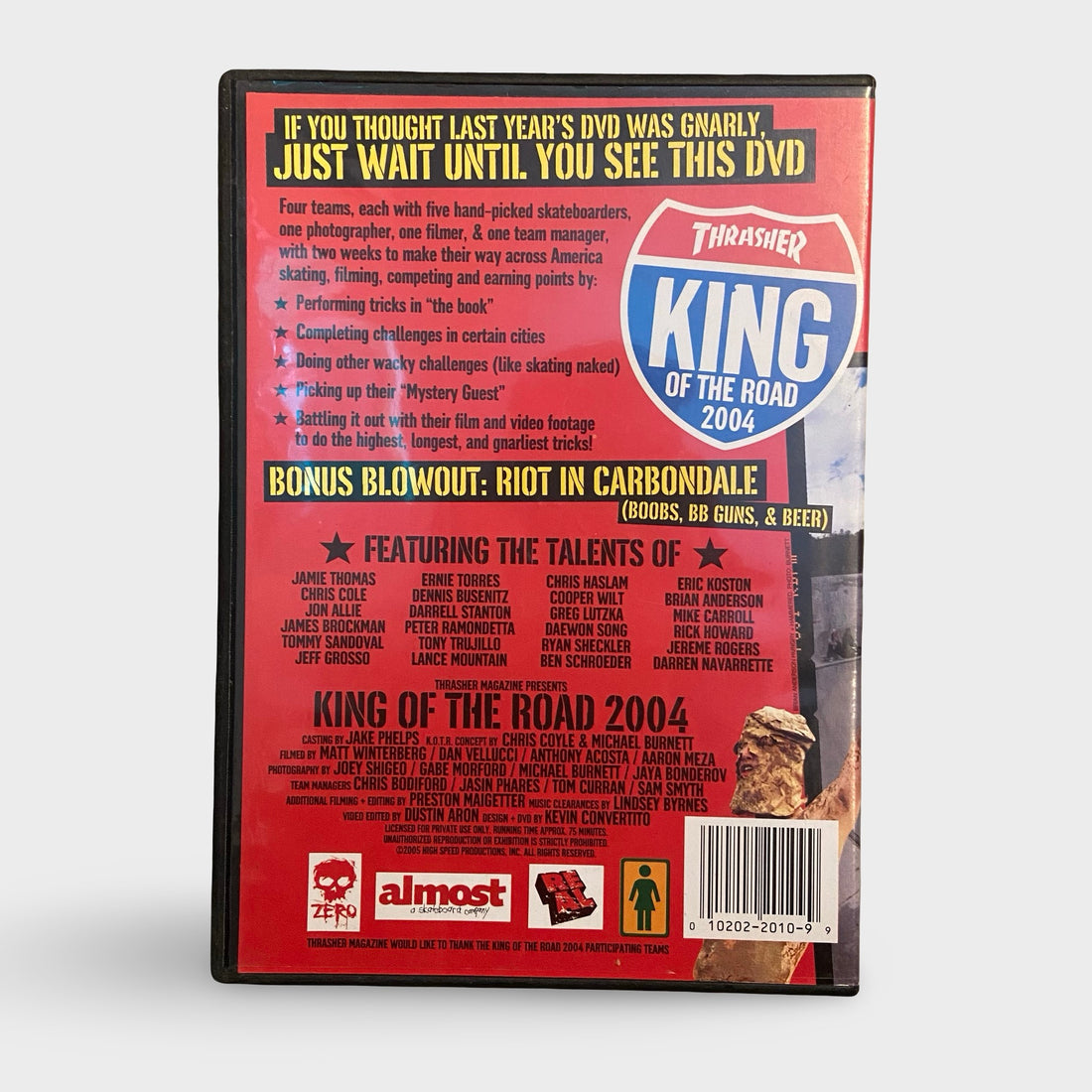 Thrasher King Of The Road 2004 Skateboarding DVD
