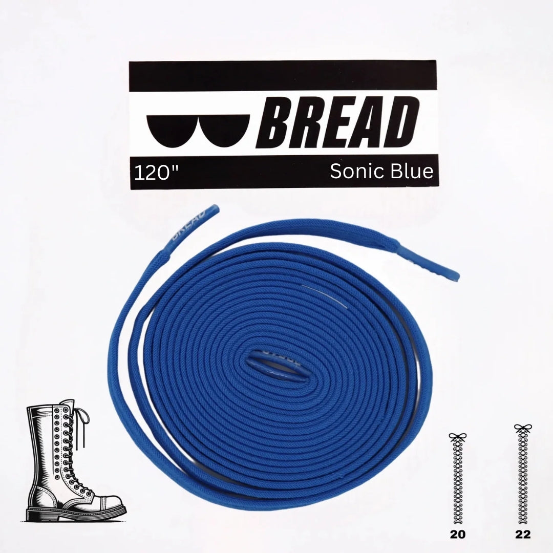 Sonic Blue Laces - Krudco. Skateshop