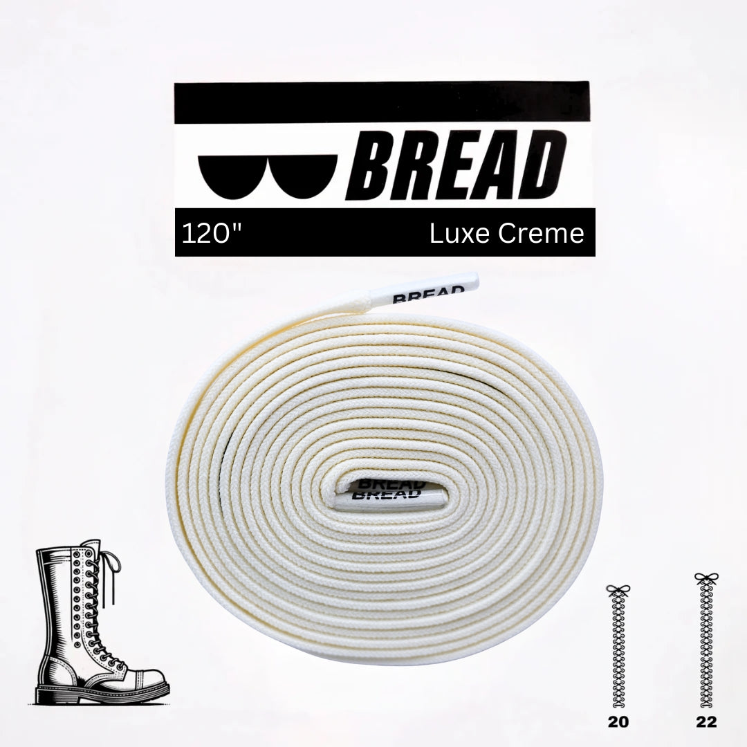 Luxe Creme Laces - Krudco. Skateshop