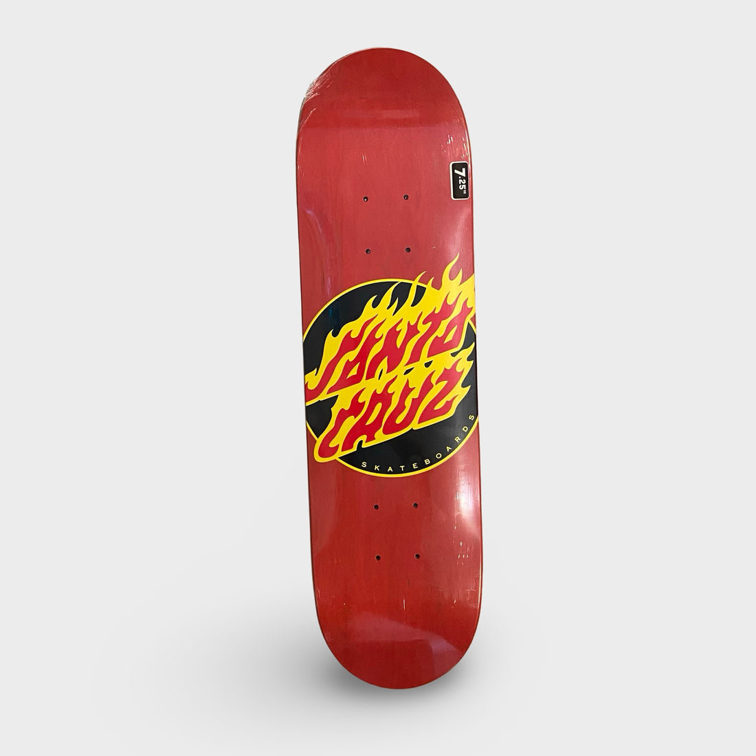 Santa Cruz 7.25"Flame Dot Mini Skateboard Deck
