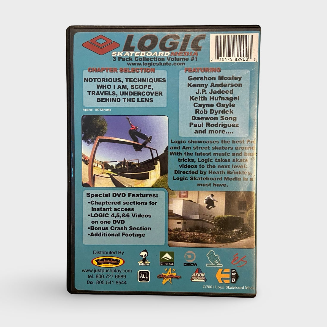 Logic 3 Pack 4 5 and 6 Skateboarding DVD