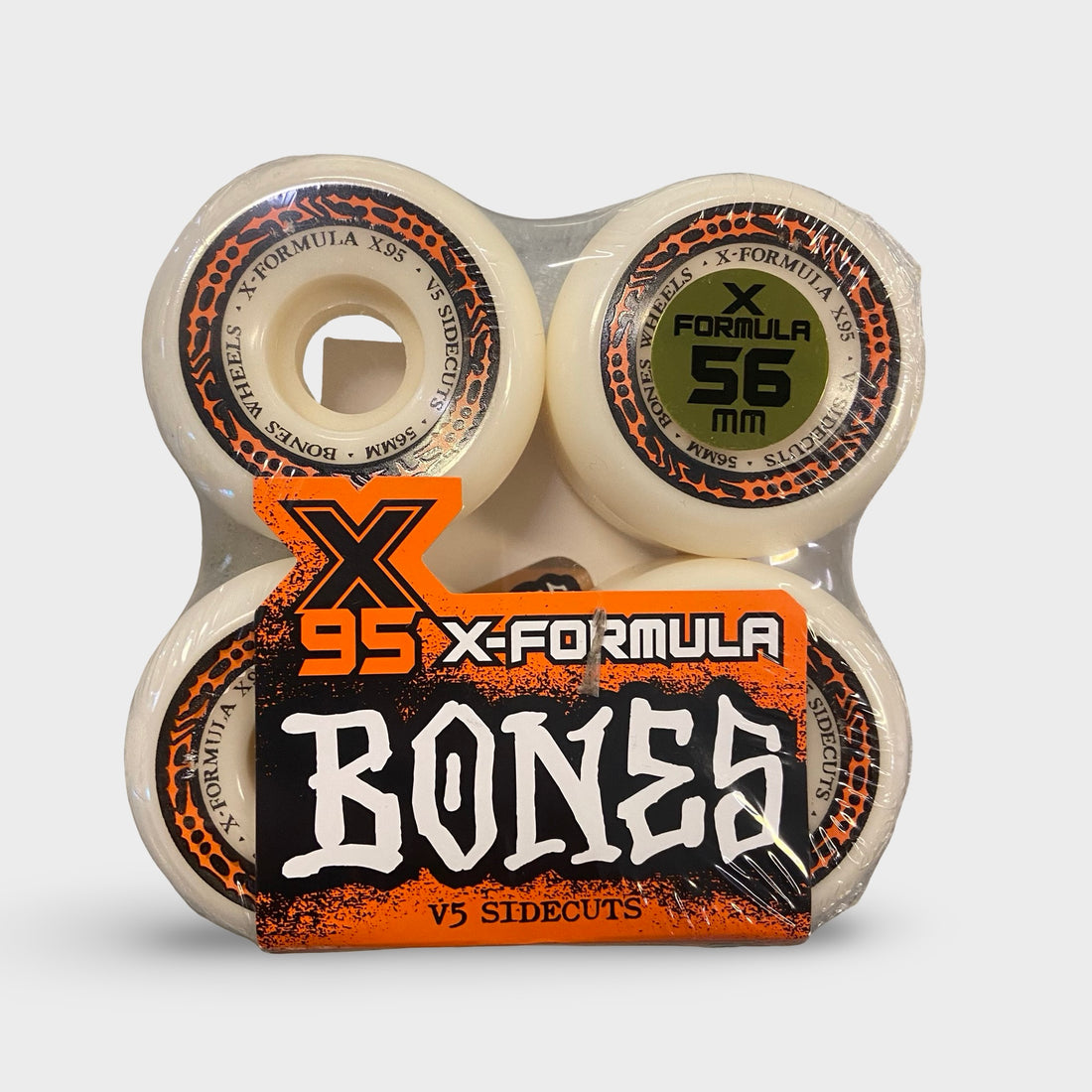 Bones 56mm X-Formula V5 Sidecuts 95a Wheels