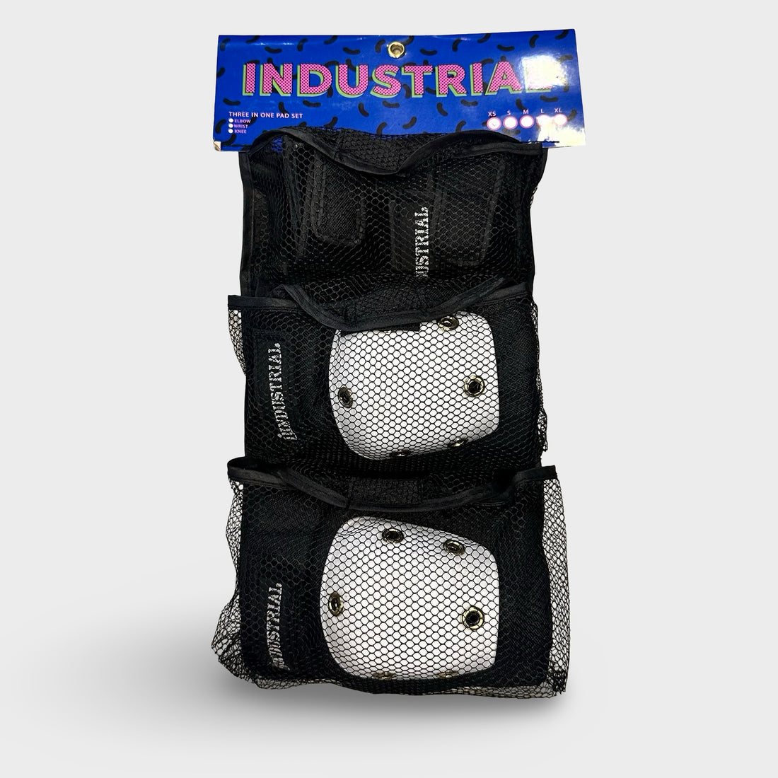 Industrial XS Pad Set White Cap - Krudco. Skateshop