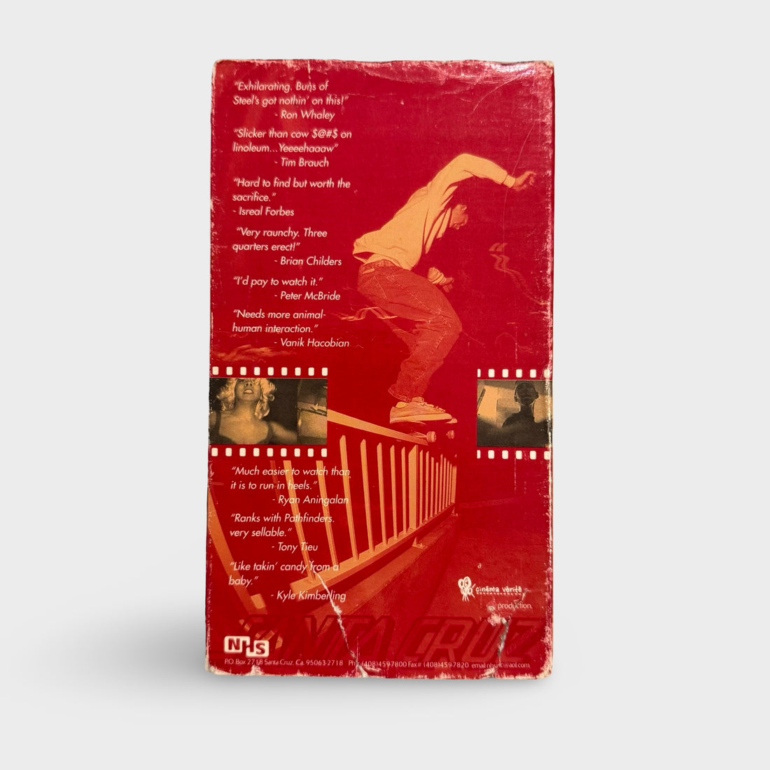 Santa Cruz Skateboards Presents: "Pack Media" (1996) Skateboarding VHS Video