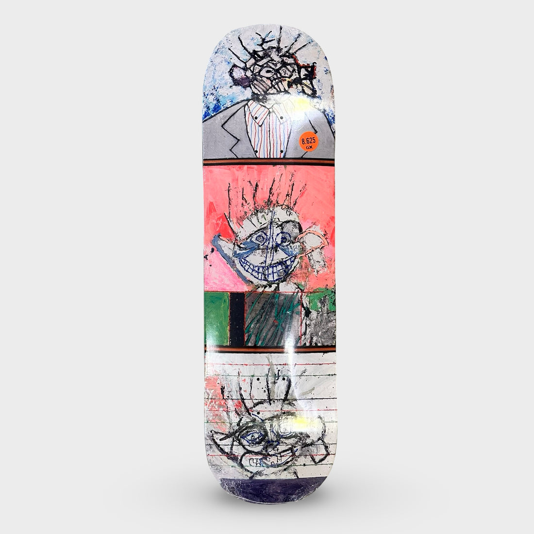 GX1000 8.62" Carlyle Faces #2 Deck - Krudco. Skateshop