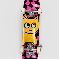 Meow Big Cat Checker Twist Pink. With Soft top Grip complete 6.5”x28.2”