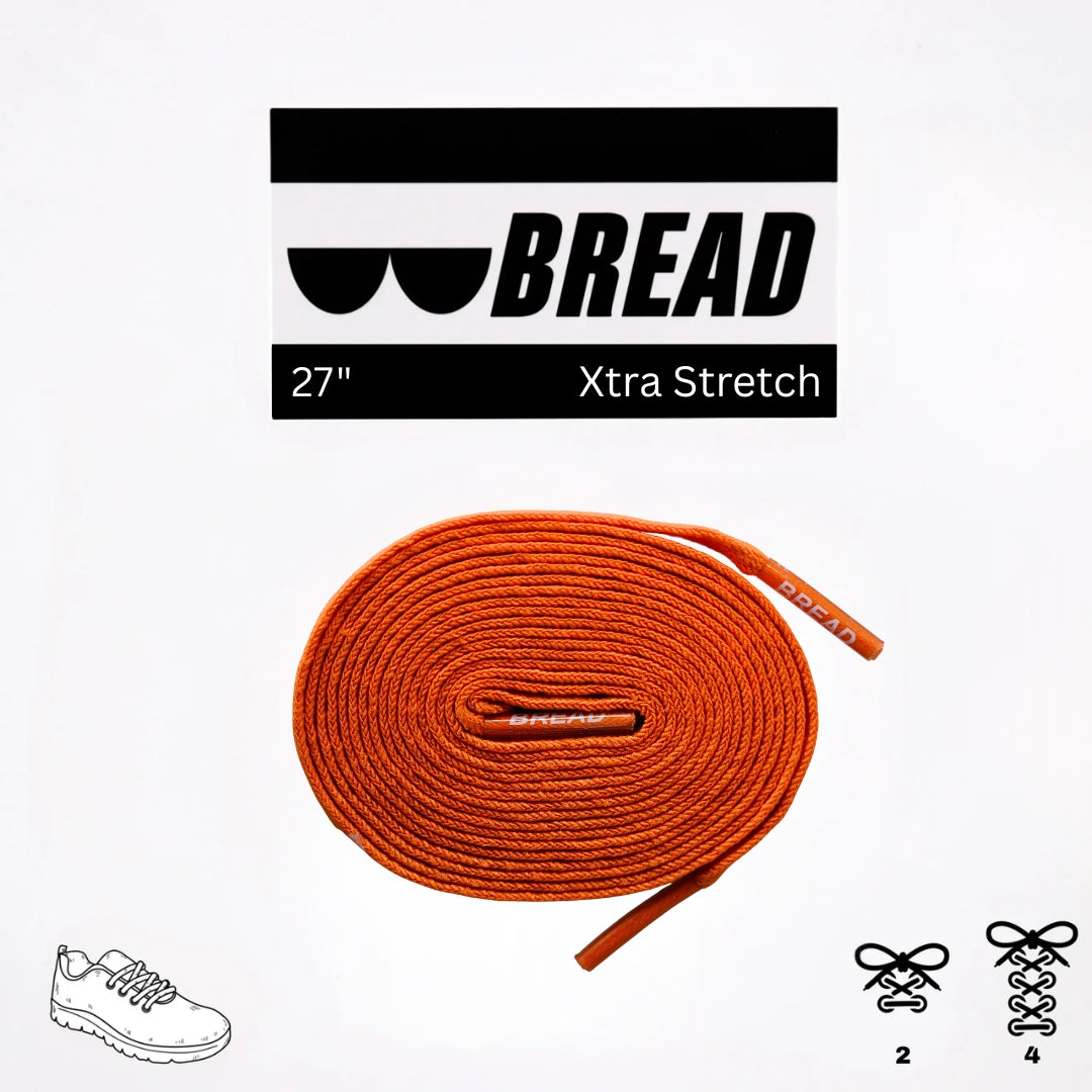 Coral Orange Laces - Krudco. Skateshop