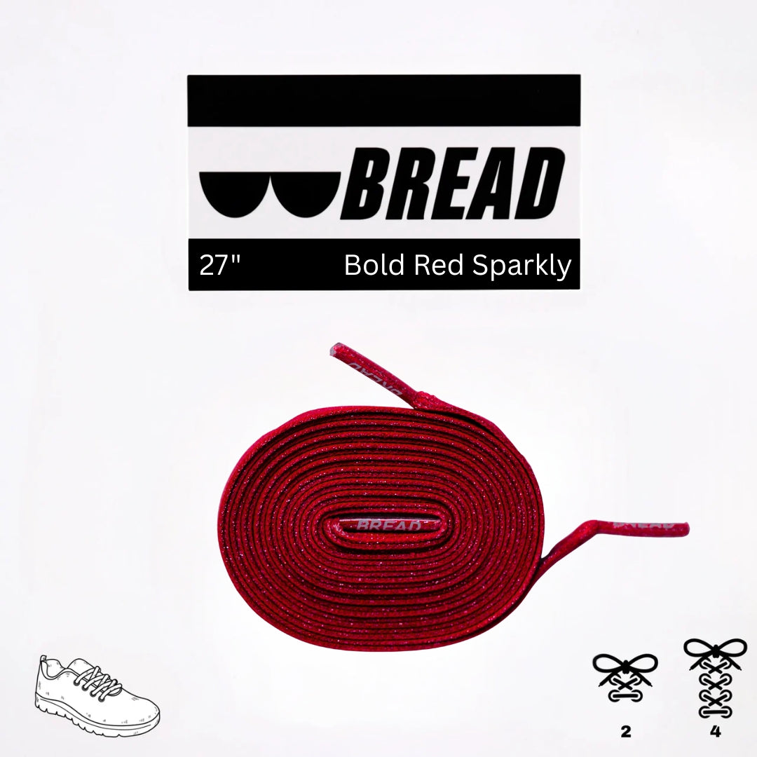 Bold Red Laces - Krudco. Skateshop