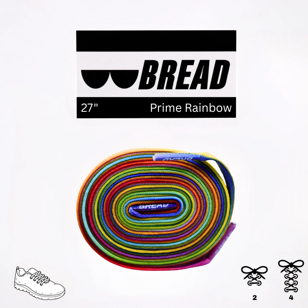 Prime Rainbow Laces - Krudco. Skateshop
