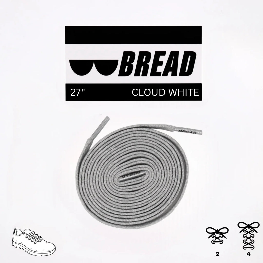 Cloud White Laces - Krudco. Skateshop