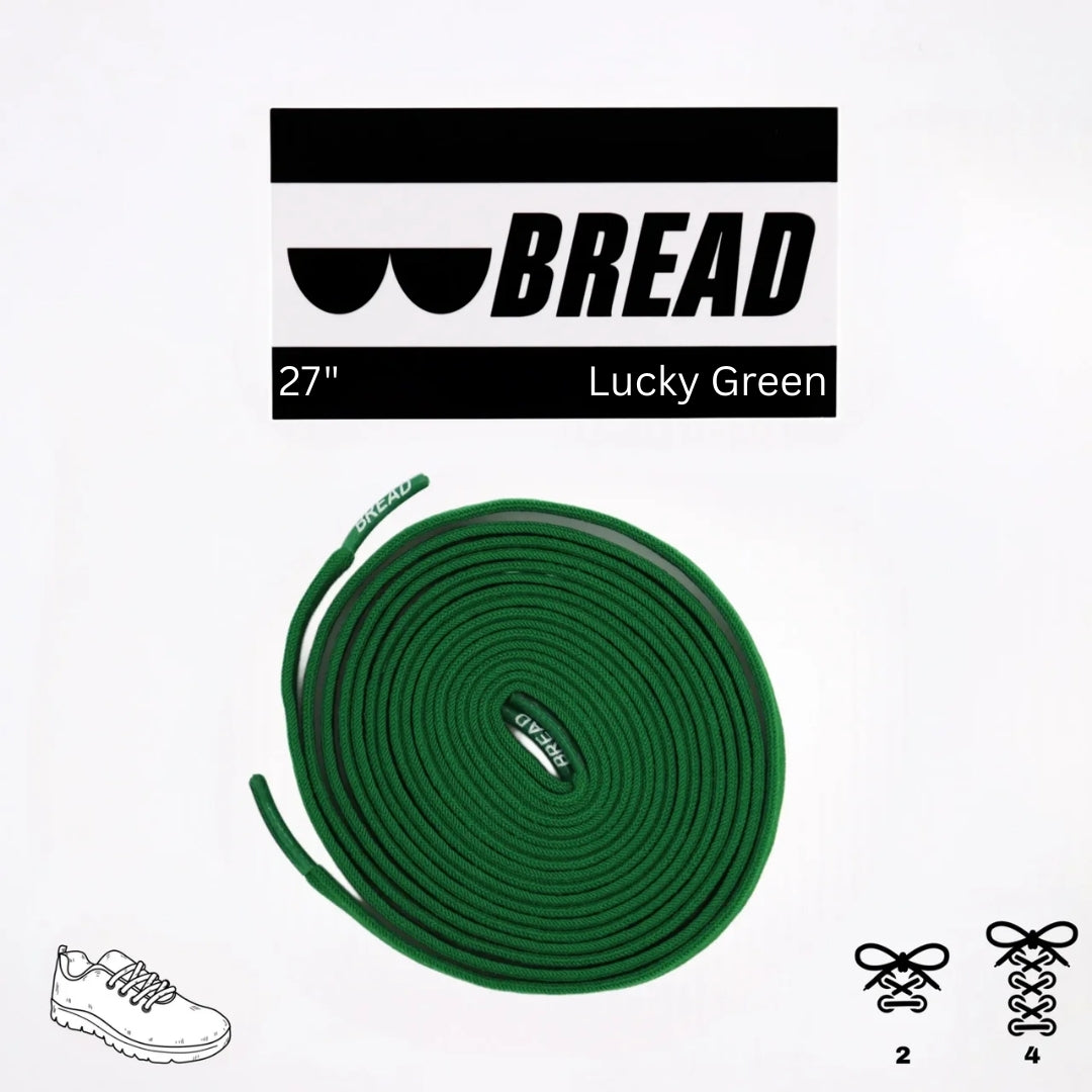 Lucky Green Laces - Krudco. Skateshop