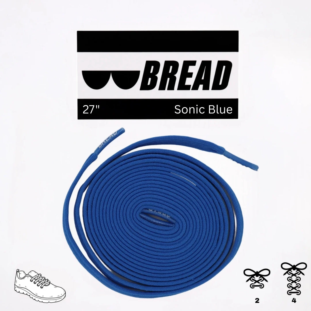 Sonic Blue Laces - Krudco. Skateshop