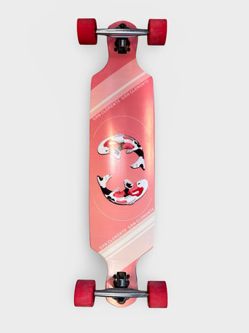 San Clemente 9" X 36" Koi Drop Through Longboard Complete