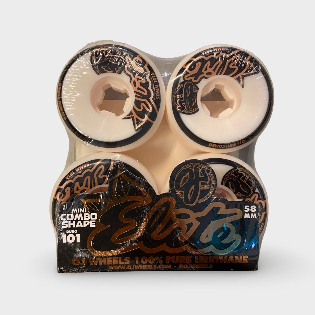 OJ 58mm Elite Mini Combo 101a Skateboard Wheels - Krudco. Skateshop
