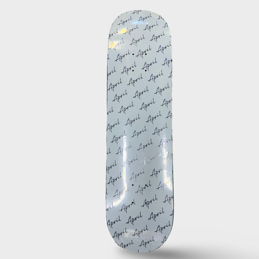 April 8.50" Ronnie Kessner Script Logo Deck
