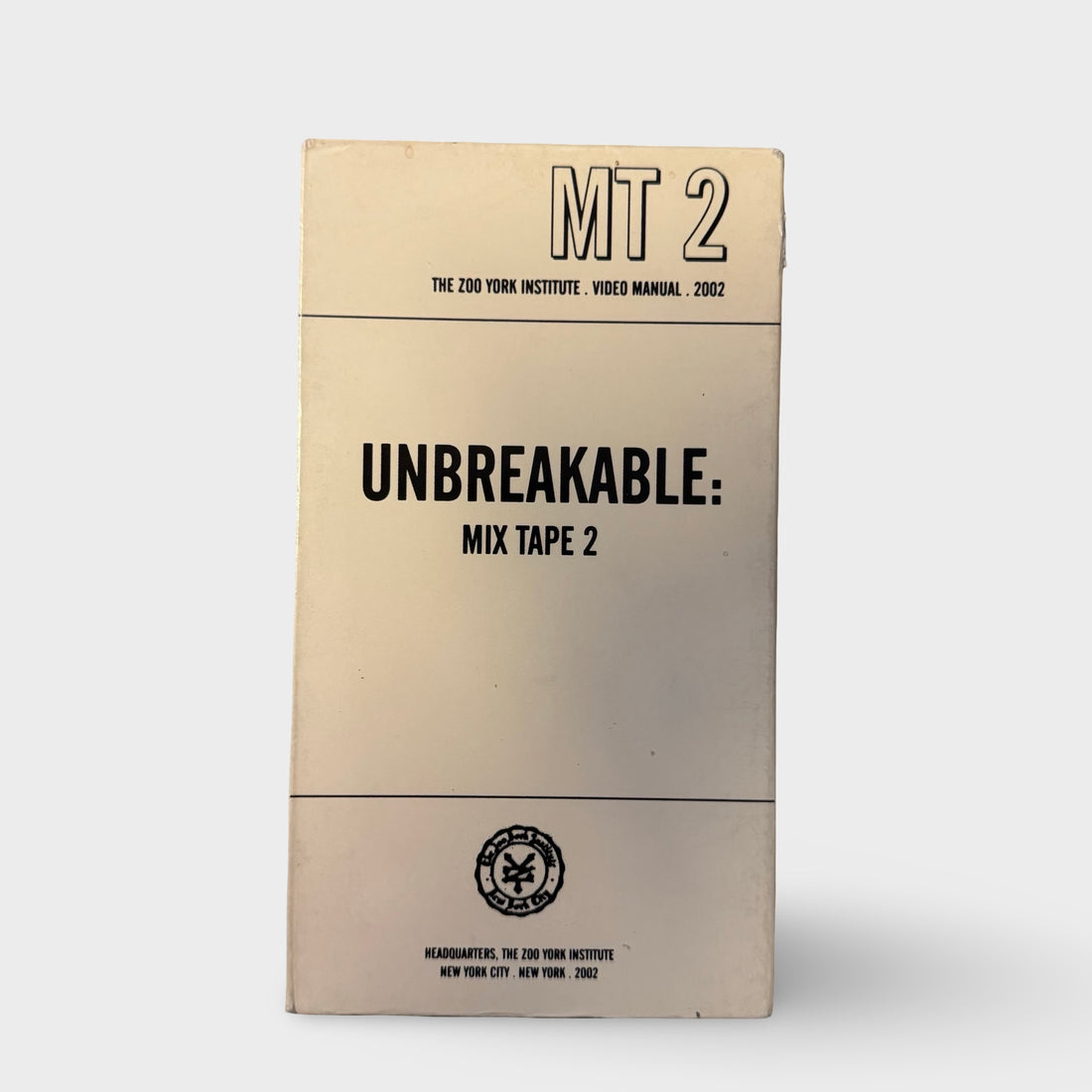 Zoo York Unbreakable Mix Tape 2 (MT 2) 2002 VHS Skate Video