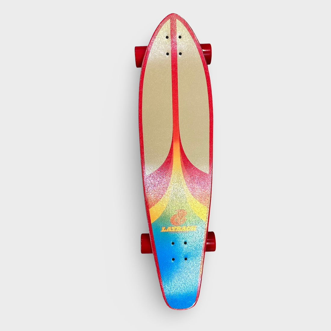 Layback 9.75" X 38" Peak Kick Tail Longboard Complete