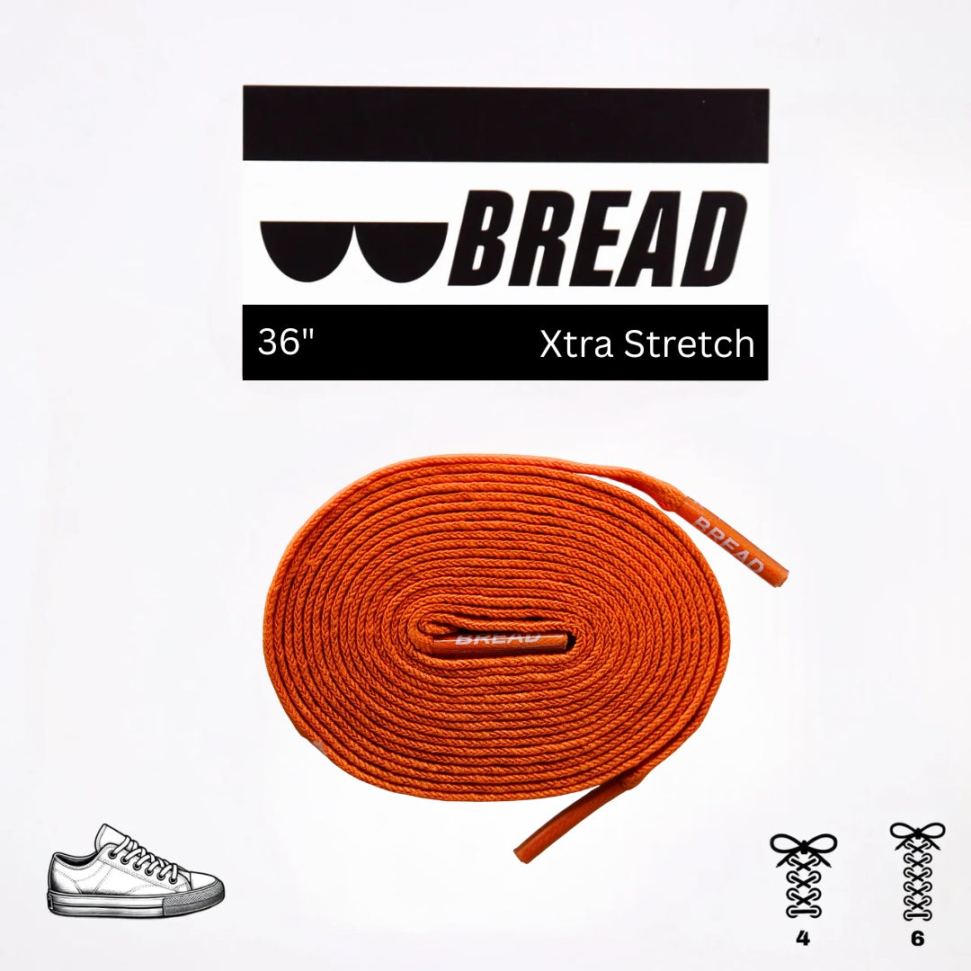 Coral Orange Laces - Krudco. Skateshop