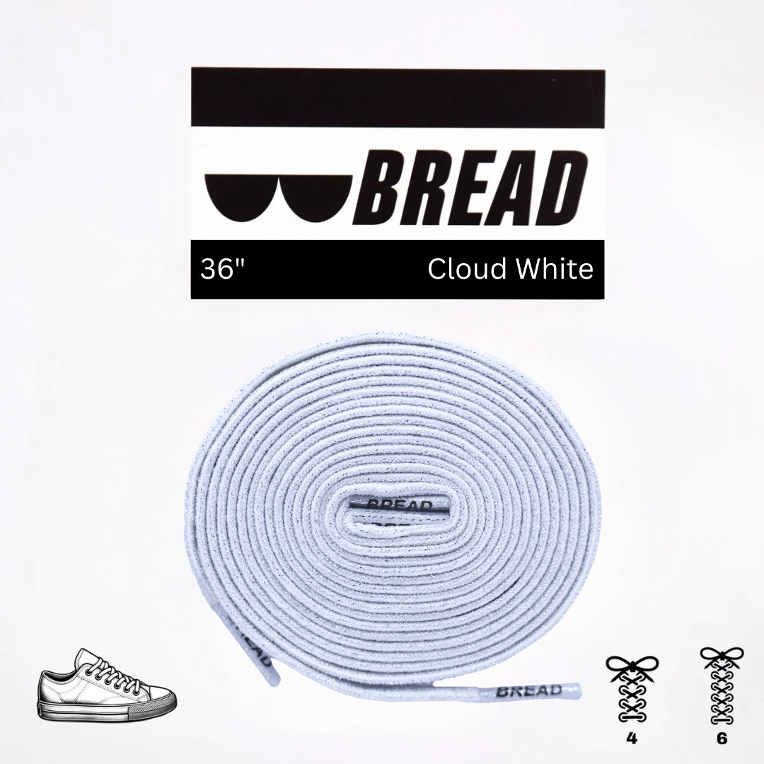 Cloud White Laces - Krudco. Skateshop