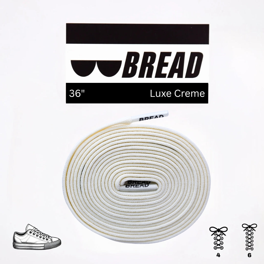 Luxe Creme Laces - Krudco. Skateshop