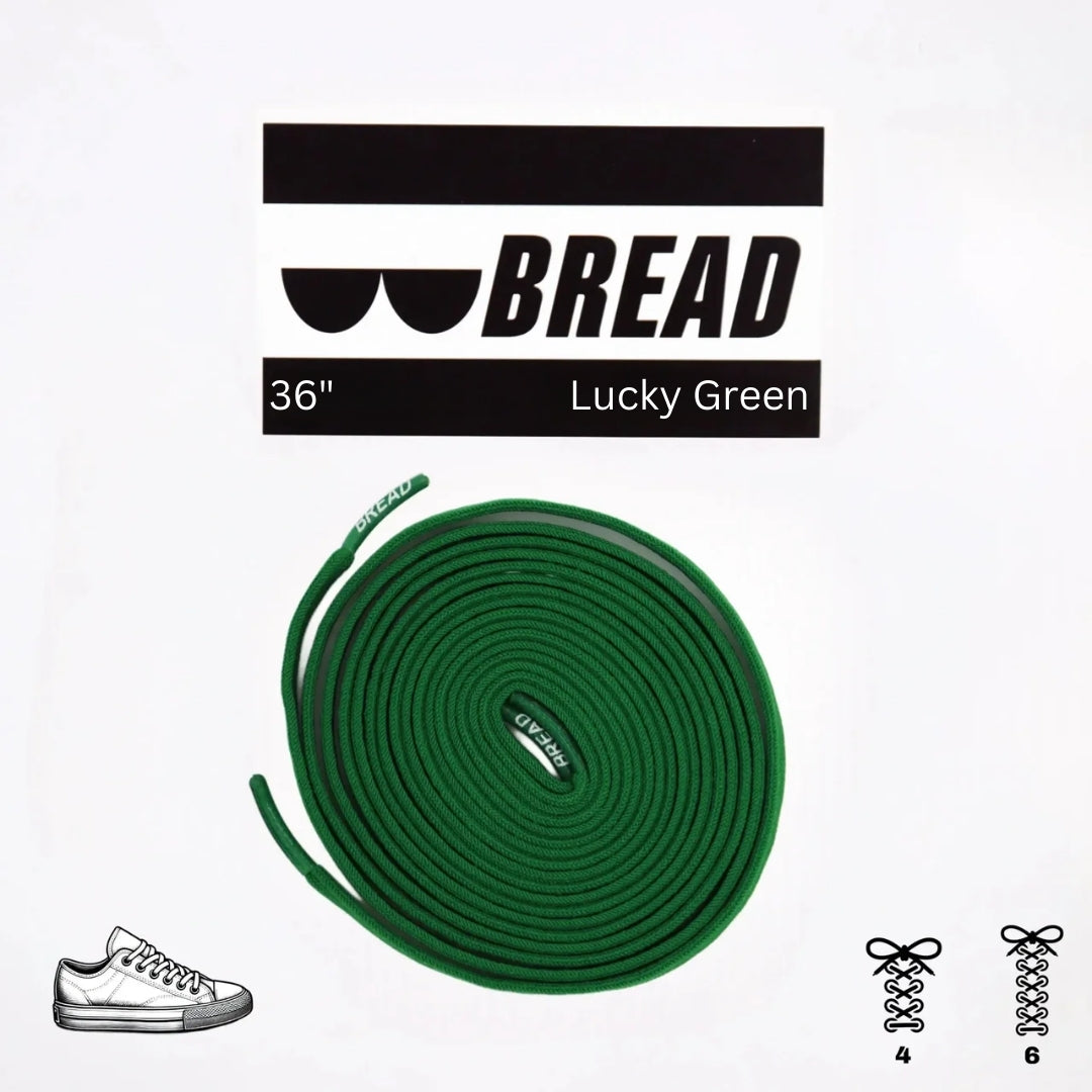 Lucky Green Laces - Krudco. Skateshop