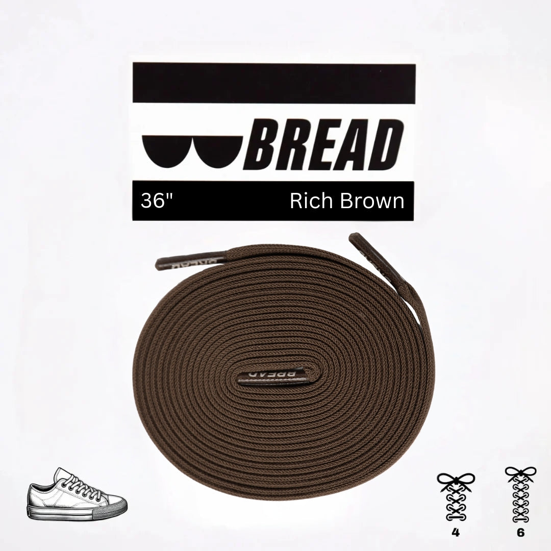 Rich Brown Laces - Krudco. Skateshop