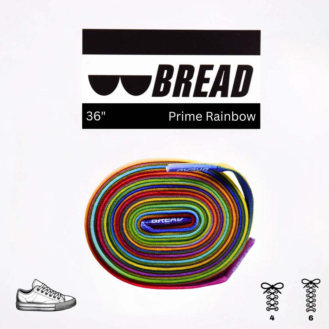Prime Rainbow Laces - Krudco. Skateshop