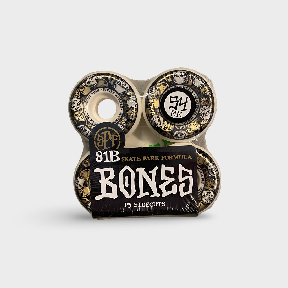 Bones 54MM SPF 81B P5 Sidecuts Wheels