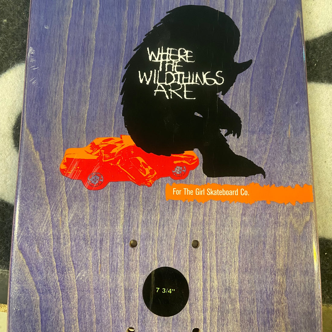 Girl Skateboards Where The Wild Things Are Brandon Biebel Vinatge Deck - Krudco. Skateshop