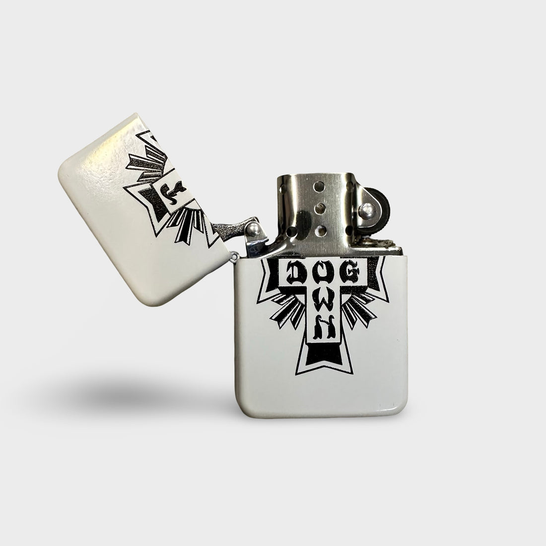Dogtown Cross Flip-Top Metal Lighter