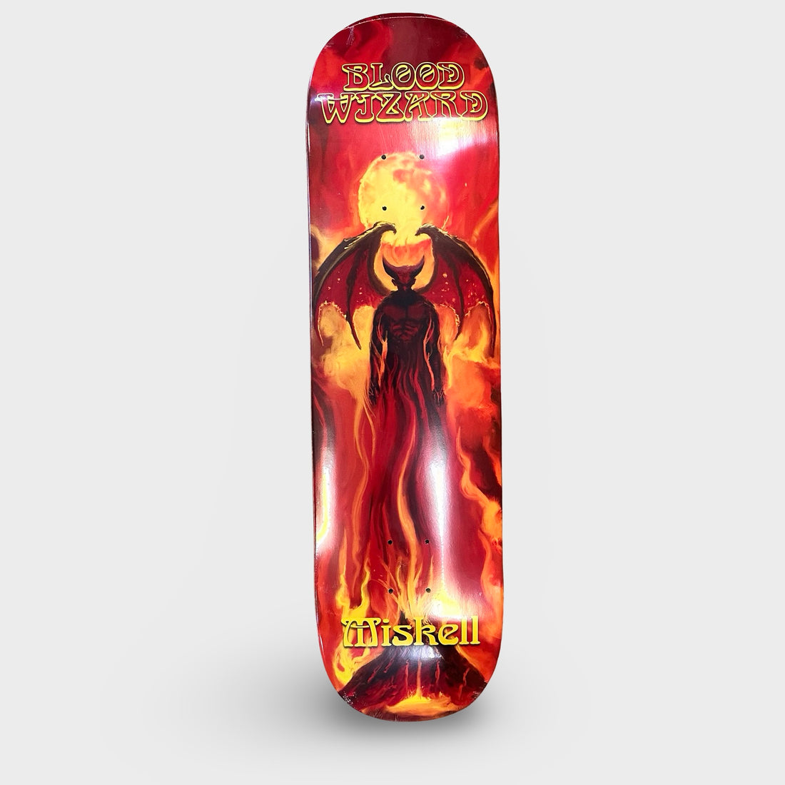 Blood Wizard 8.38"Miskell Abyss Skateboard Deck - Krudco. Skateshop