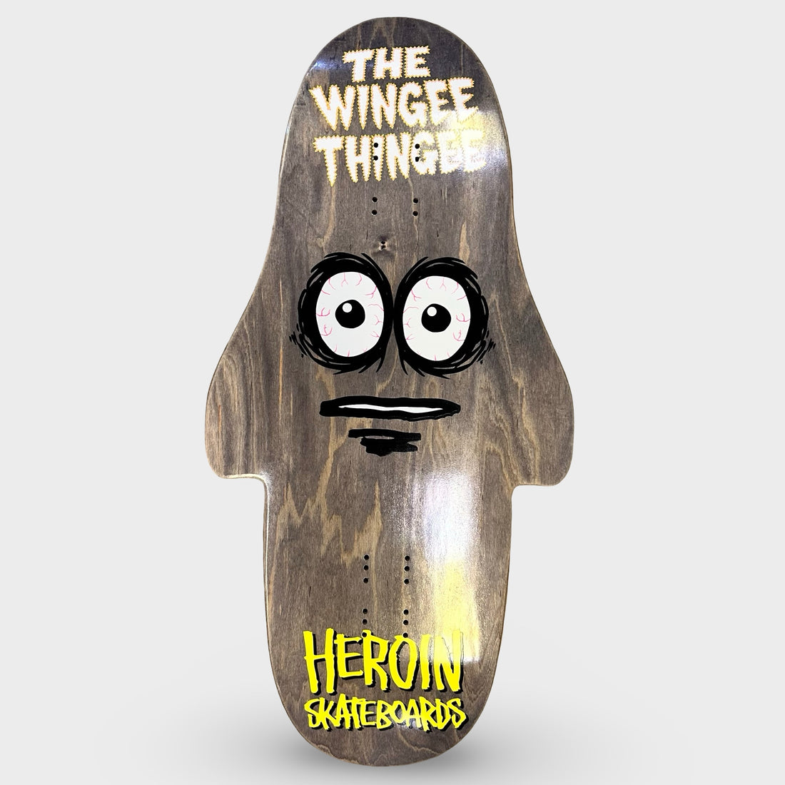 Heroin 15.25" Team Wingee Thingee Shaped Deck