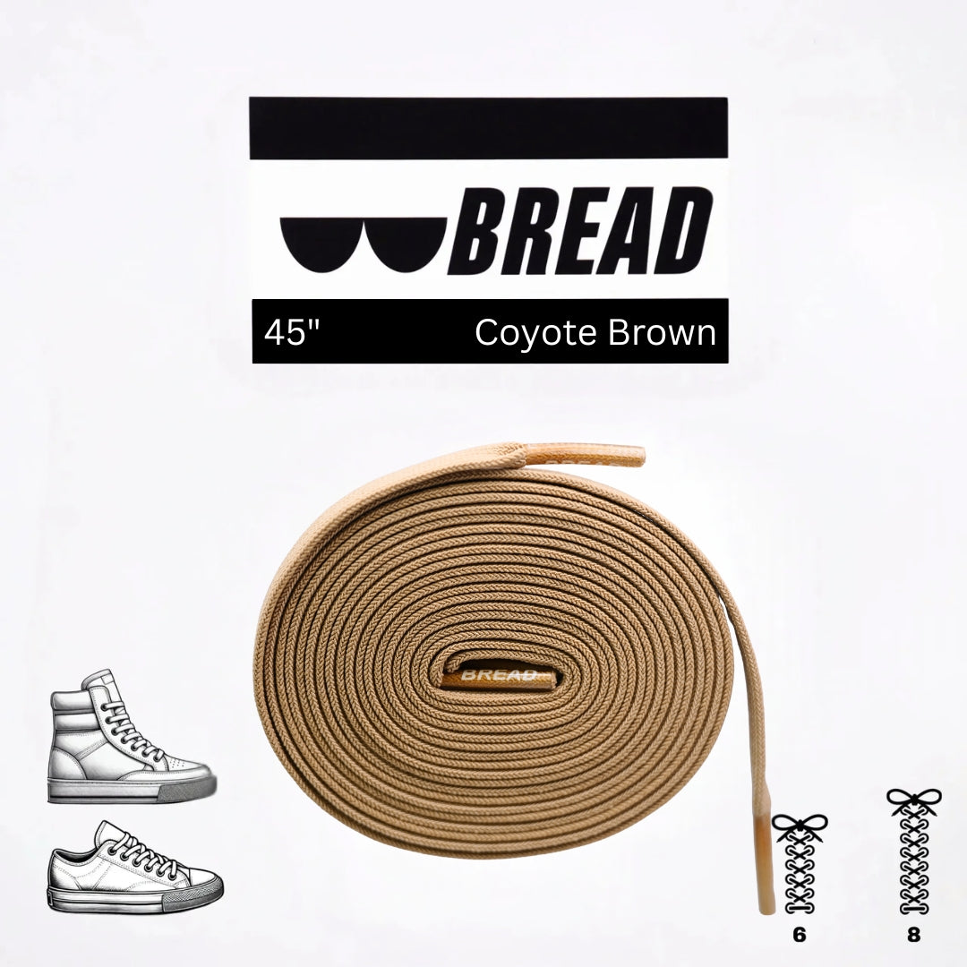 Coyote Brown Laces - Krudco. Skateshop