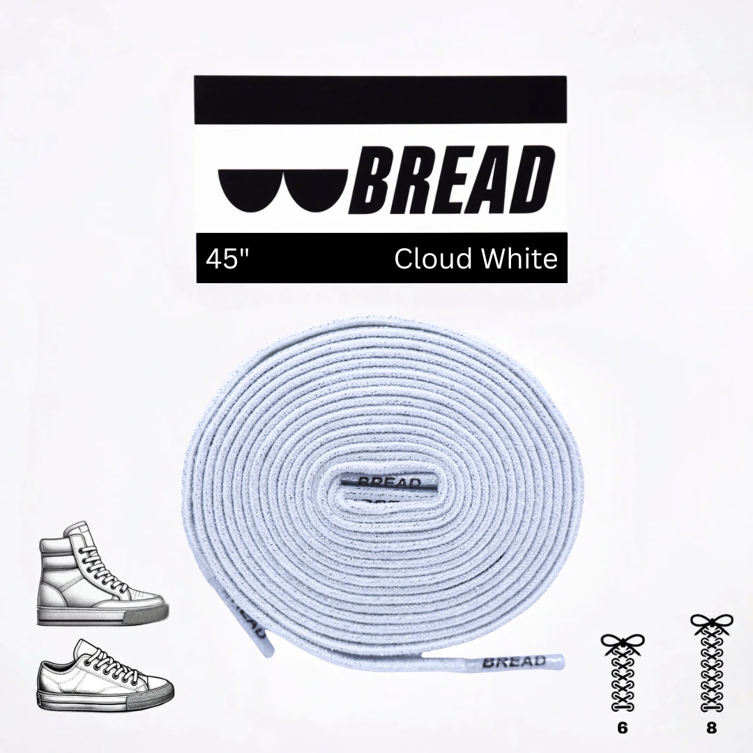 Cloud White Laces - Krudco. Skateshop